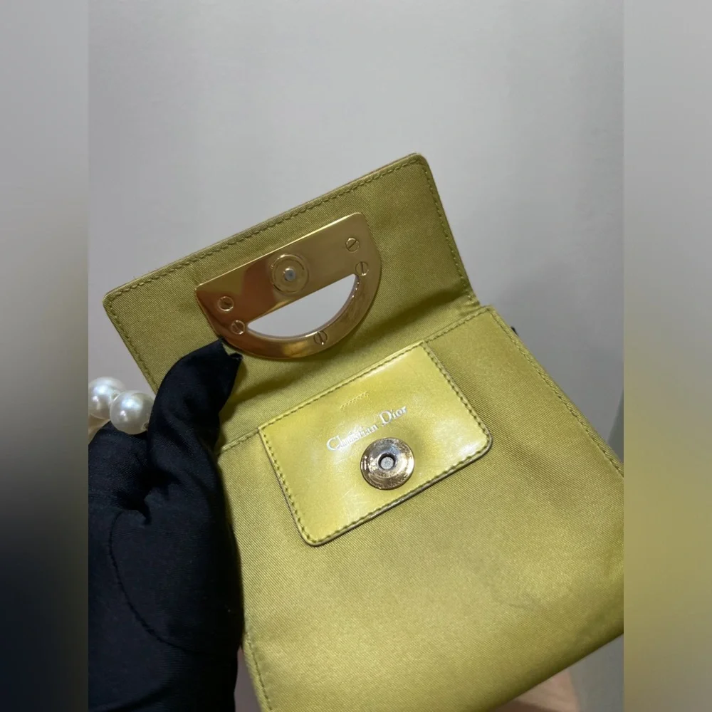 Vintage DIOR wallet.Green.Rare